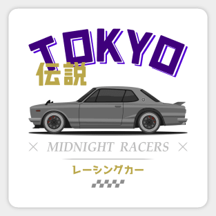 Tuner Silver Hakosuka JDM Sticker